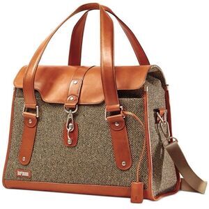 Hartmann Tweed Belting Carriage Bag  No Long Strap/ Unisex/ Excellent